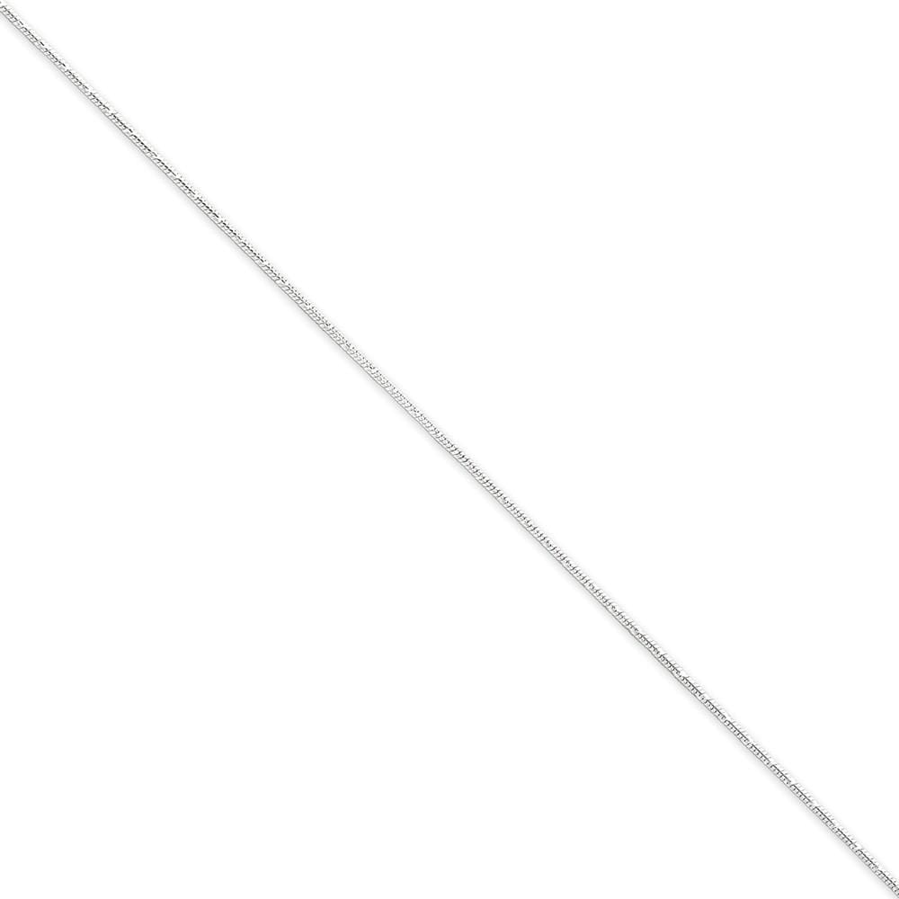 Lovely Rita's Bracelets Size 7 Silver D.C Polished 1.20-mm Snake Chain