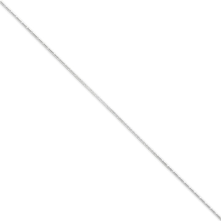 Lovely Rita's Bracelets Size 7 Silver D.C Polished 1.20-mm Snake Chain