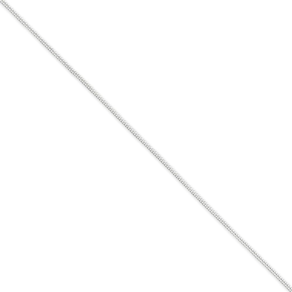 Lovely Rita's Bracelets Size 7 Silver Polished 1.20-mm Round Snake Chain