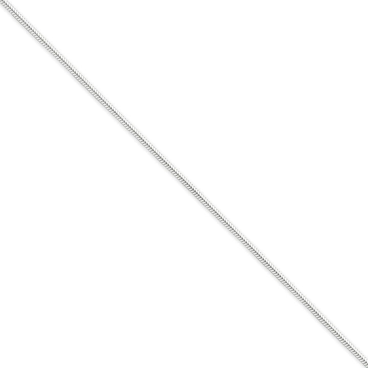 Lovely Rita's Bracelets Size 7 Silver Polished 1.60-mm Round Snake Chain