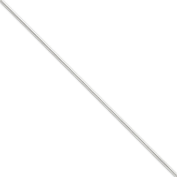 Lovely Rita's Bracelets Size 7 Silver Polished 2.00-mm Round Snake Chain