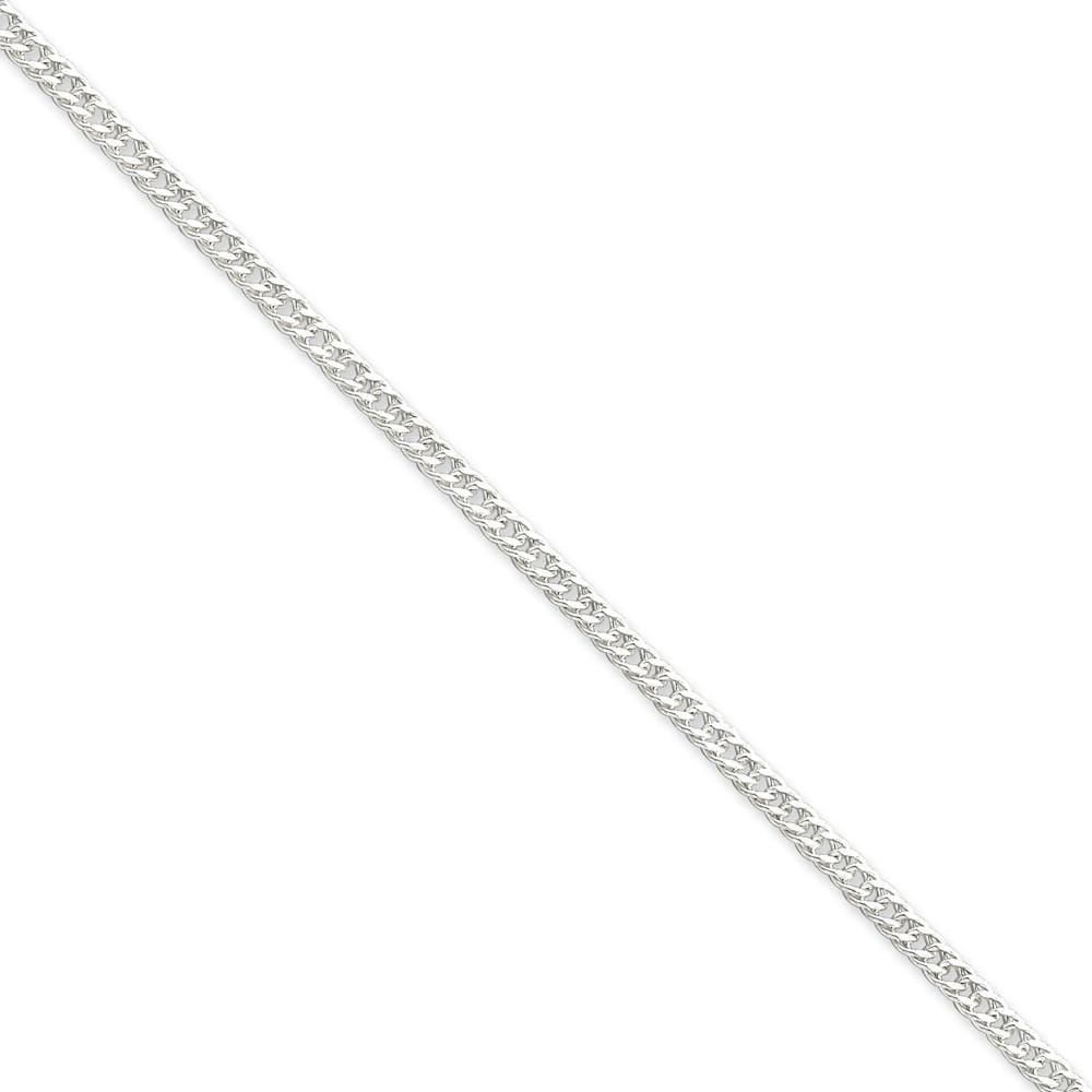 Lovely Rita's Bracelets Size 7 Silver Polished 3.30-mm Solid Rambo Chain