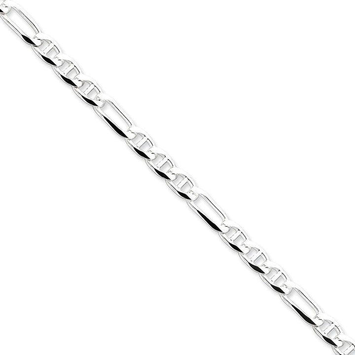Lovely Rita's Bracelets Size 7 Silver Polished 5.50-mm Figaro Anchor Chain