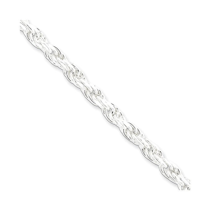 Lovely Rita's Bracelets Size 7 Silver Polished D.C 4.75-mm Solid Rope Chain