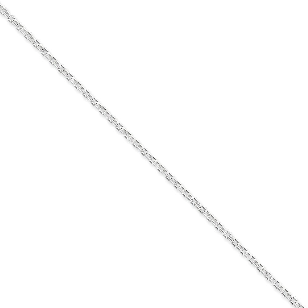 Lovely Rita's Bracelets Size 7 Sterling Silver Polished 1.95-mm Cable Chain