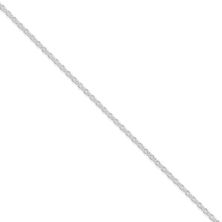 Lovely Rita's Bracelets Size 7 Sterling Silver Polished 1.95-mm Cable Chain
