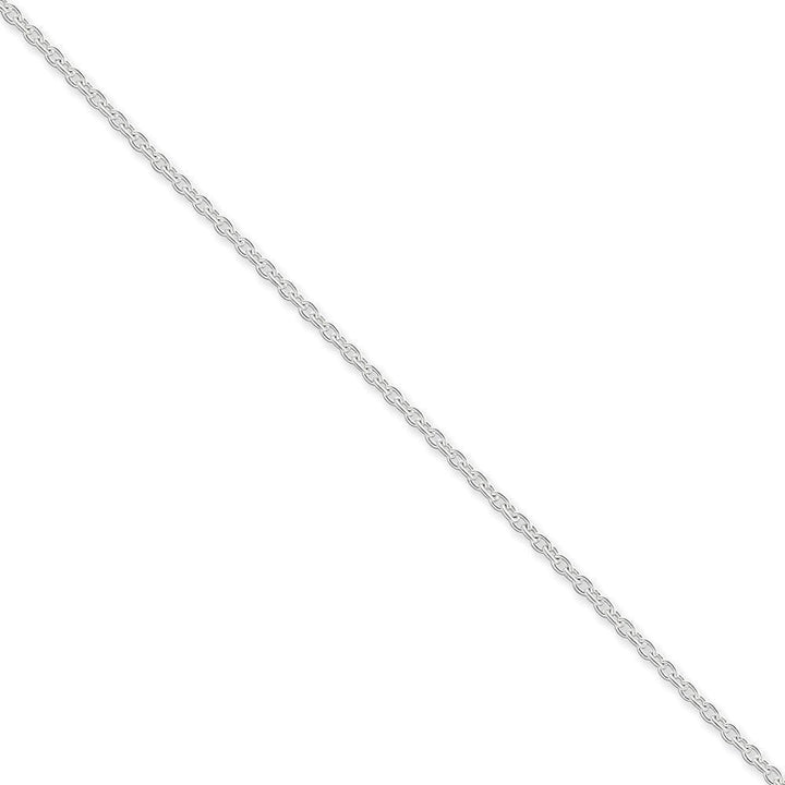 Lovely Rita's Bracelets Size 7 Sterling Silver Polished 2.25-mm Cable Chain