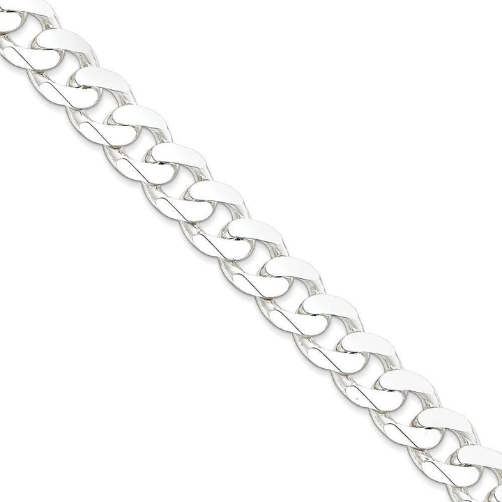 Lovely Rita's Bracelets Size 8 Silver Polished 15.00-mm Solid Curb Link Chain