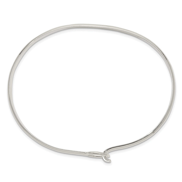 Lovely Rita's Bracelets Solid Silver Polished Finish Flexible Bangle