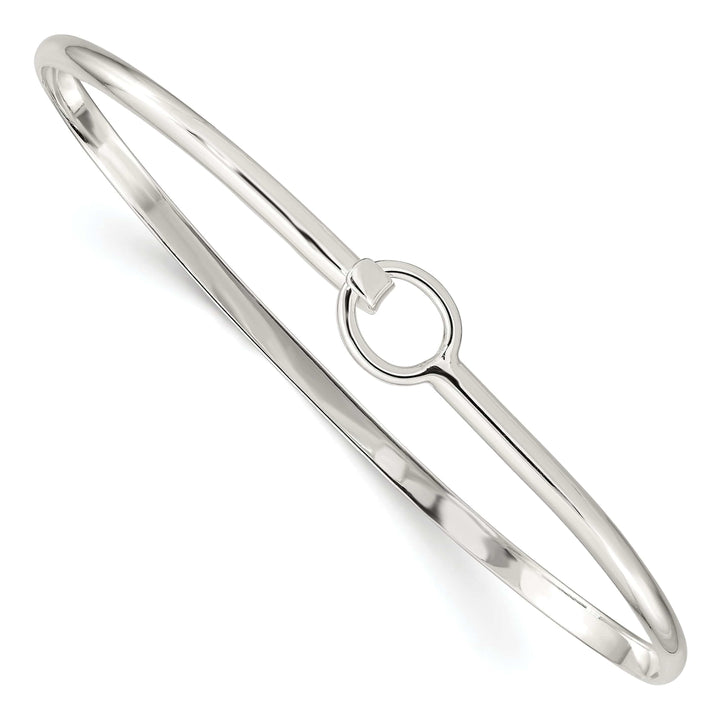 Lovely Rita's Bracelets Solid Silver Polished Finish Flexible Bangle