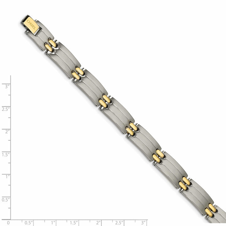 Chisel Bracelets Stainless Steel 24k Gold Fold Over Bracelet