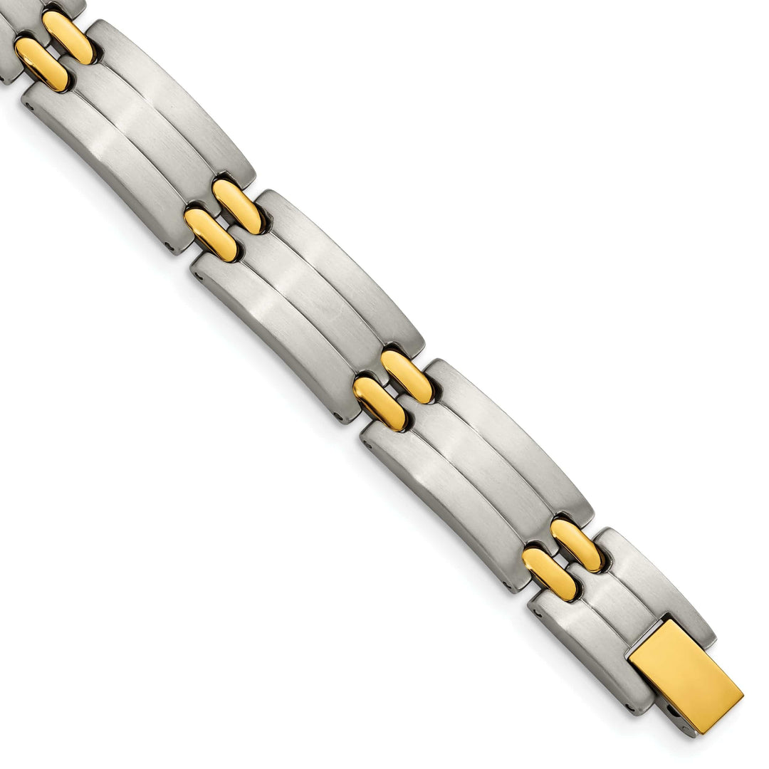 Chisel Bracelets Stainless Steel 24k Gold Fold Over Bracelet