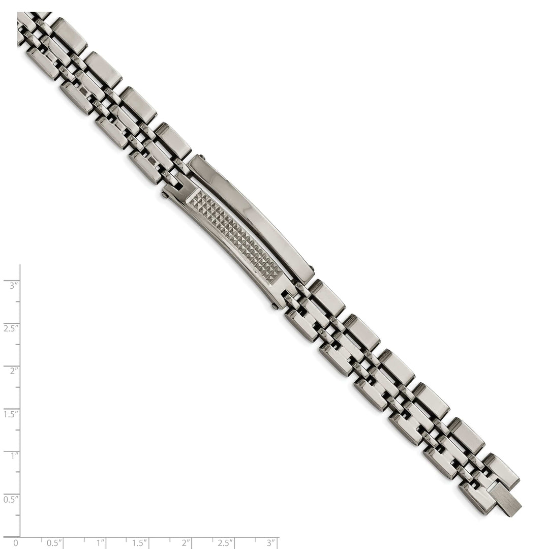 Chisel Bracelets Stainless Steel Brushed Polished Bracelet