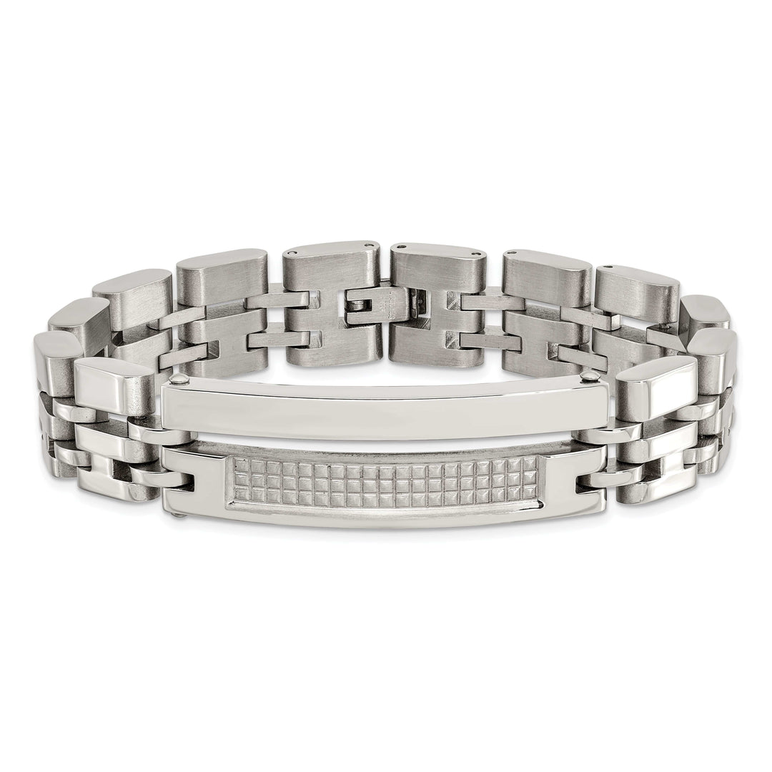 Chisel Bracelets Stainless Steel Brushed Polished Bracelet