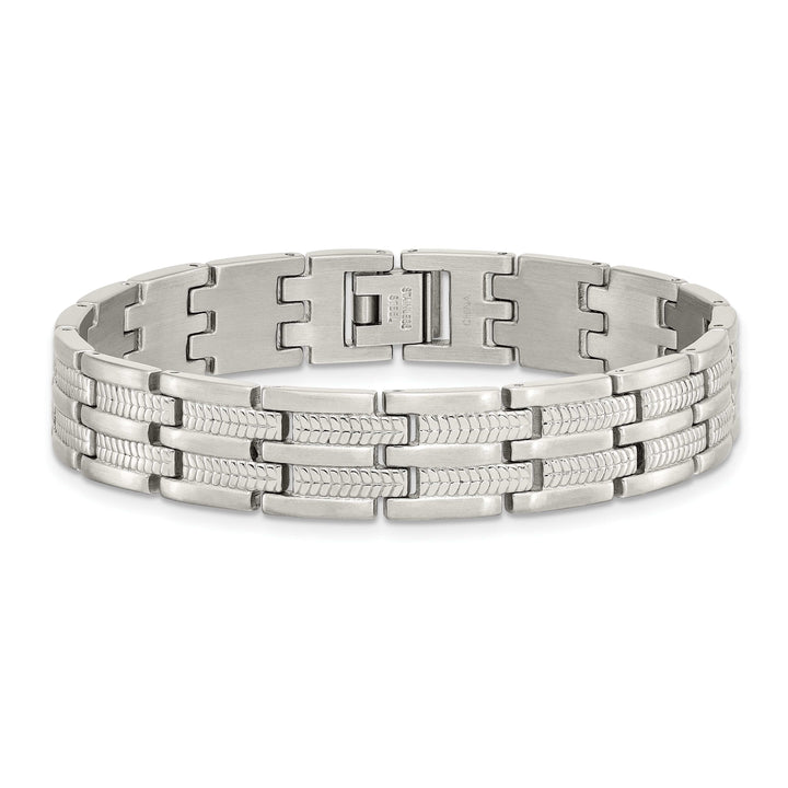 Chisel Bracelets Stainless Steel Fold Over Bracelet