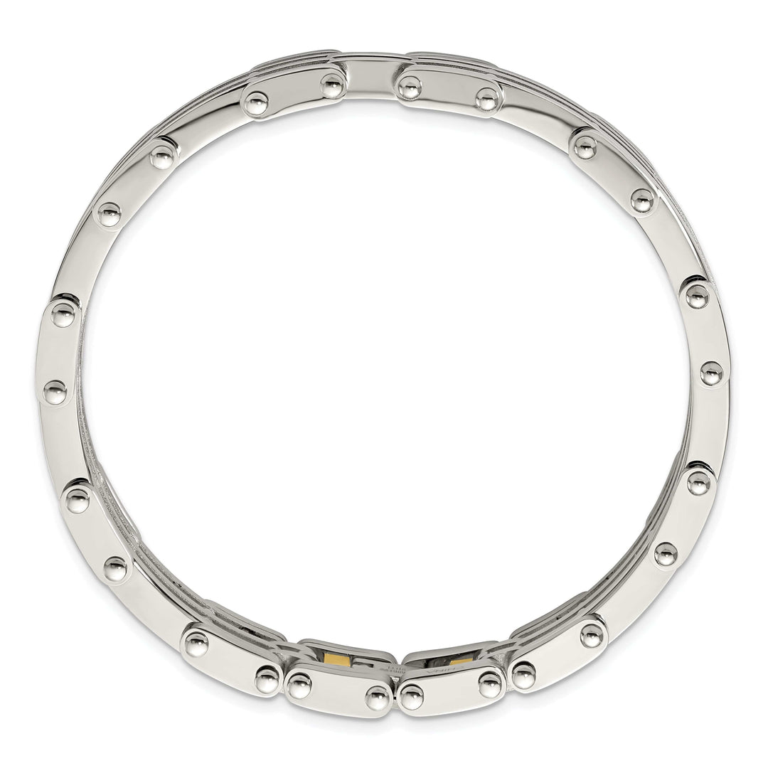 Chisel Bracelets Stainless Steel Fold Over Bracelet