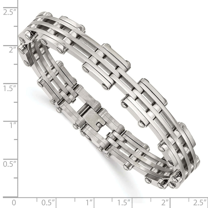 Chisel Bracelets Stainless Steel Fold Over Bracelet