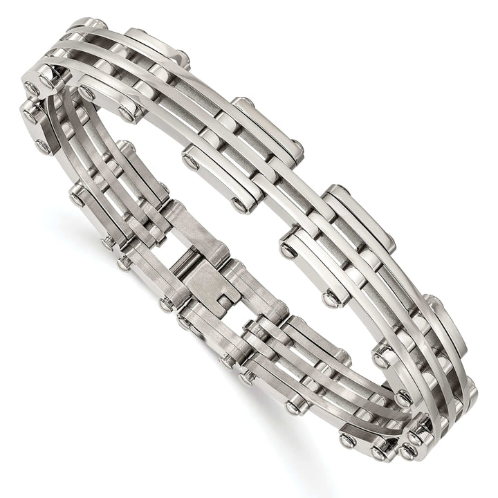 Chisel Bracelets Stainless Steel Fold Over Bracelet