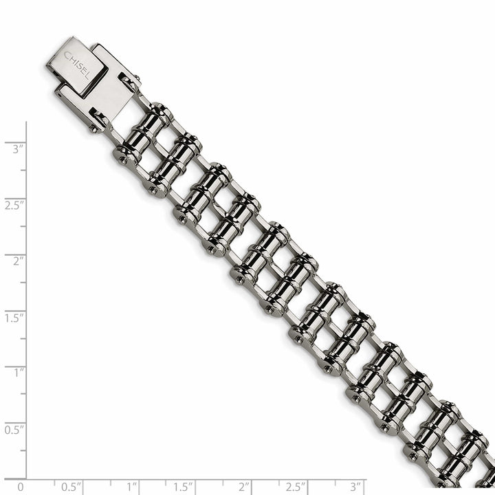 Chisel Bracelets Stainless Steel Fold Over Bracelet