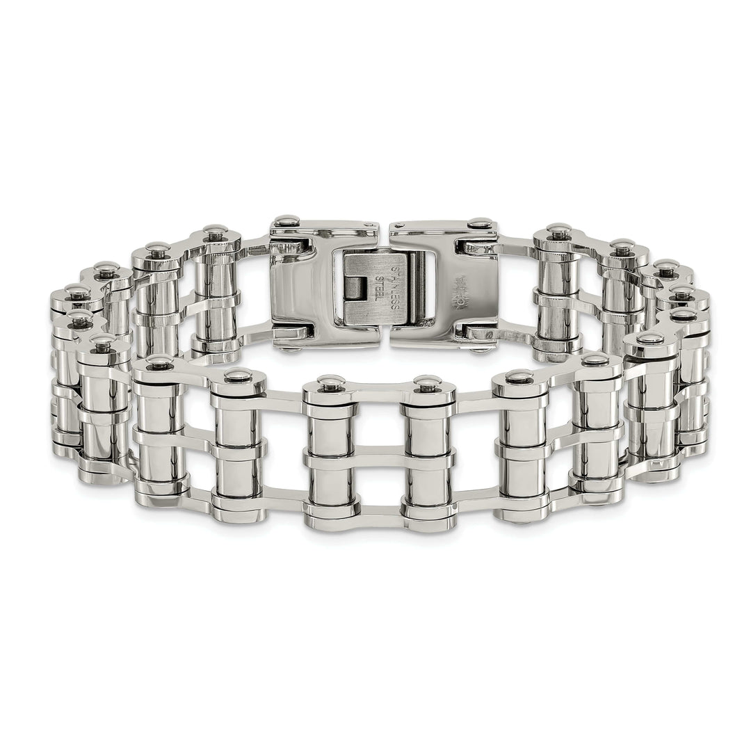 Chisel Bracelets Stainless Steel Fold Over Bracelet