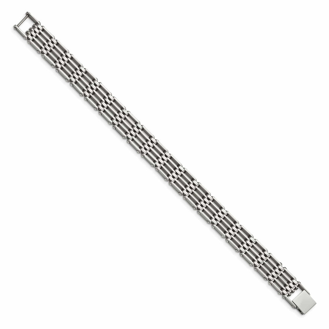 Chisel Bracelets Stainless Steel Fold Over Bracelet