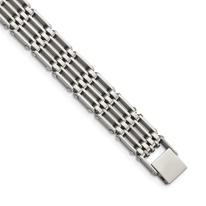 Chisel Bracelets Stainless Steel Fold Over Bracelet