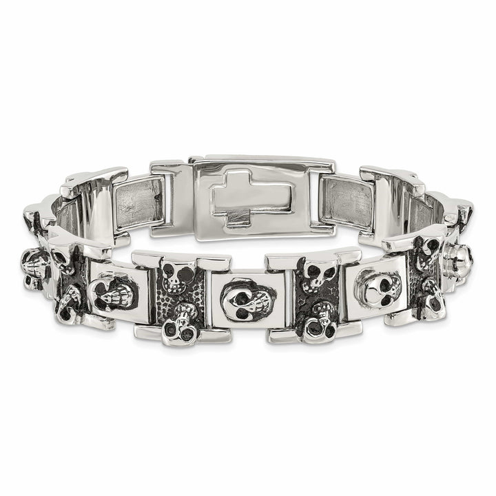 Chisel Bracelets Stainless Steel Skull Bracelet