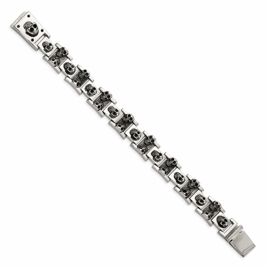 Chisel Bracelets Stainless Steel Skull Bracelet
