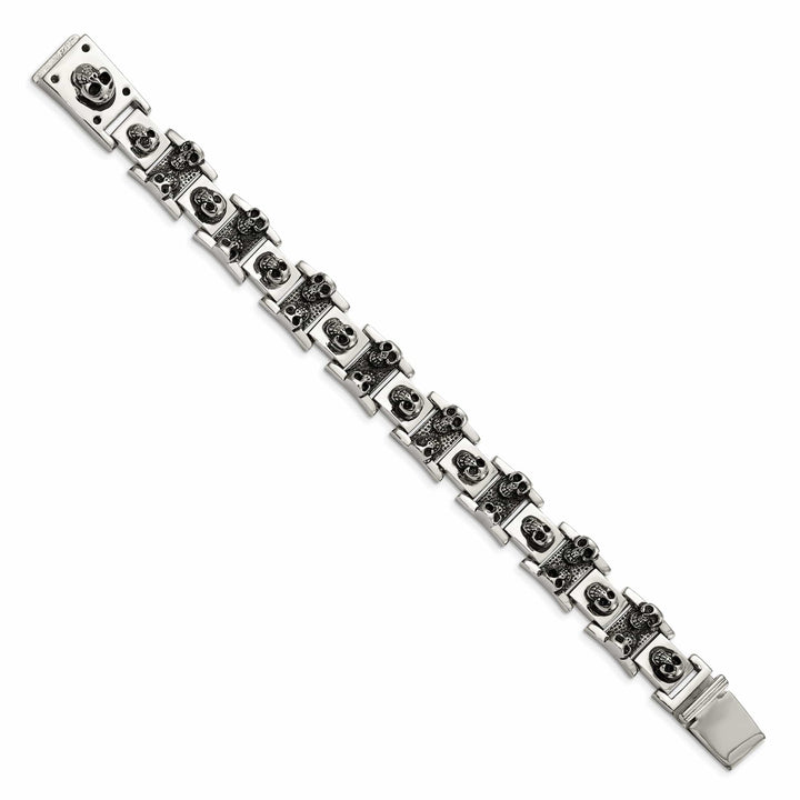 Chisel Bracelets Stainless Steel Skull Bracelet