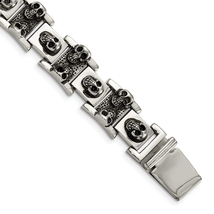 Chisel Bracelets Stainless Steel Skull Bracelet