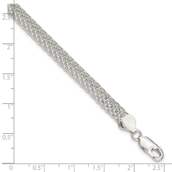 Lovely Rita's Bracelets Sterling Silver 6MM Mesh Bracelet