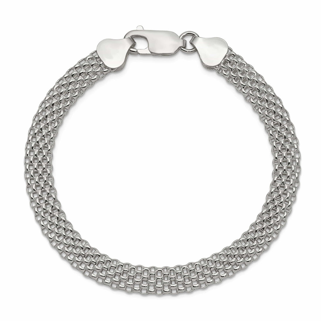 Lovely Rita's Bracelets Sterling Silver 6MM Mesh Bracelet