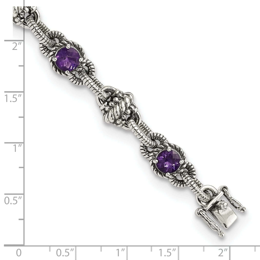 Shey Couture Bracelets Sterling Silver Amethyst 7.75 Bracelet