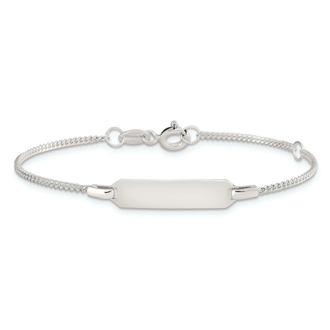 Lovely Rita's Bracelets Sterling Silver Childrens ID Curb Link Bracelet