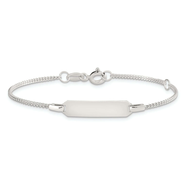 Lovely Rita's Bracelets Sterling Silver Childrens ID Curb Link Bracelet