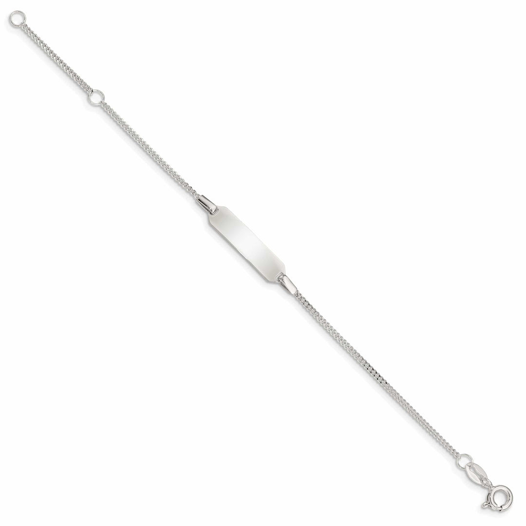 Lovely Rita's Bracelets Sterling Silver Childrens ID Curb Link Bracelet
