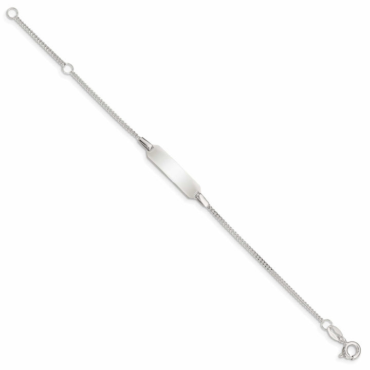 Lovely Rita's Bracelets Sterling Silver Childrens ID Curb Link Bracelet