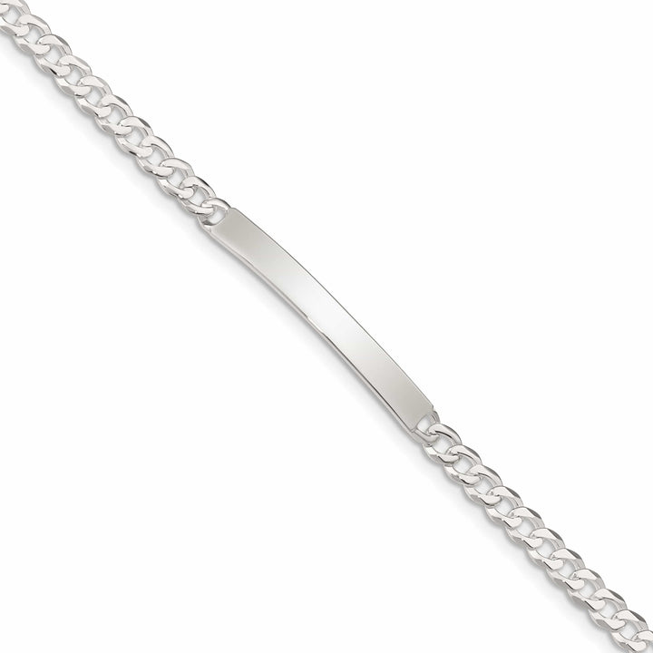 Lovely Rita's Bracelets Sterling Silver Curb Link ID 7.50 inch Bracelet