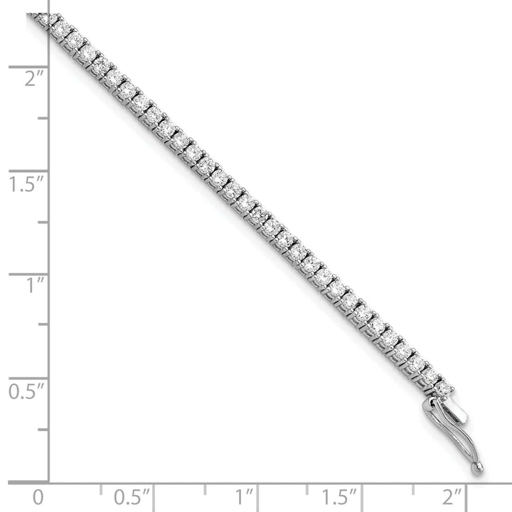 Sterling Shimmer Bracelets Sterling Silver CZ 7 inch Bracelet