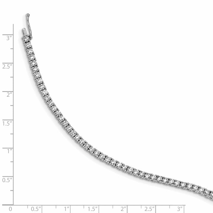 Sterling Shimmer Bracelets Sterling Silver CZ 7 inch Bracelet