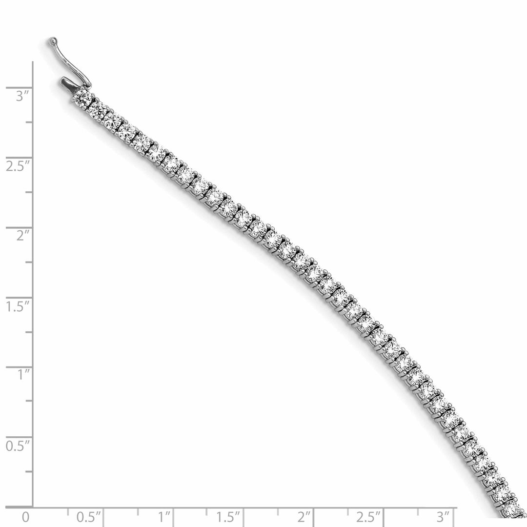 Sterling Shimmer Bracelets Sterling Silver CZ 7 inch Bracelet