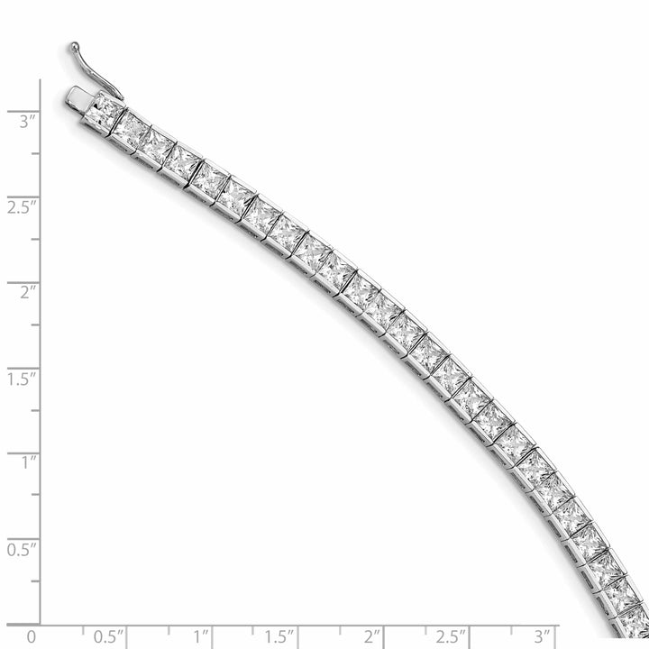 Sterling Shimmer Bracelets Sterling Silver CZ 7 inch Bracelet