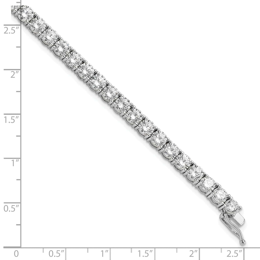 Sterling Shimmer Bracelets Sterling Silver CZ 7 inch Bracelet