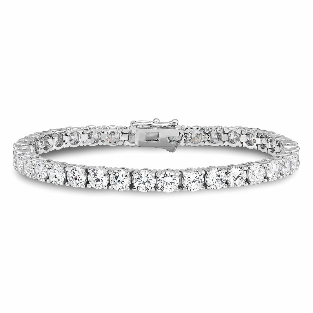 Sterling Shimmer Bracelets Sterling Silver CZ 7 inch Bracelet