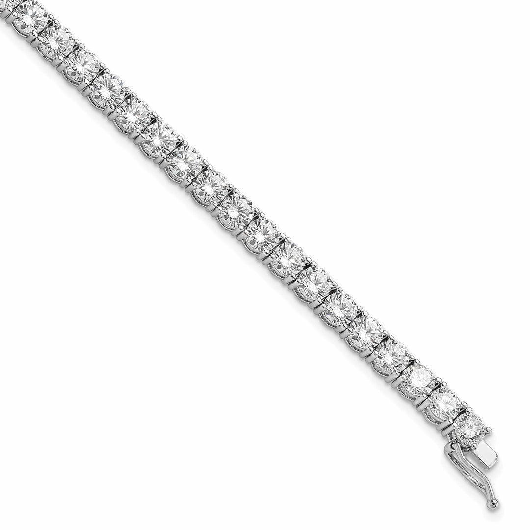 Sterling Shimmer Bracelets Sterling Silver CZ 7 inch Bracelet