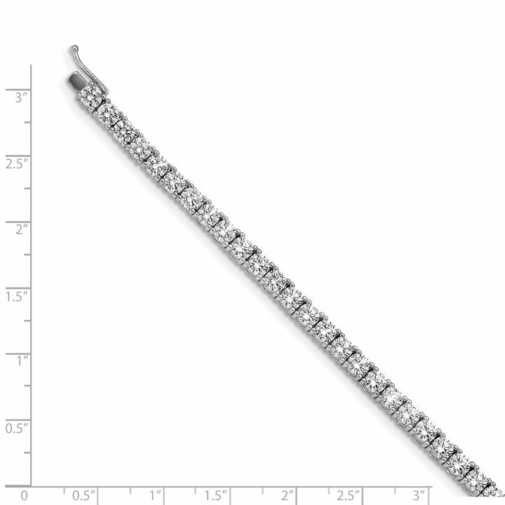 Sterling Shimmer Bracelets Sterling Silver CZ 7 inch Bracelet