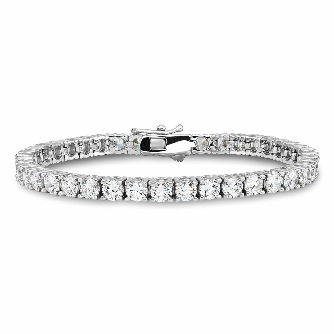 Sterling Shimmer Bracelets Sterling Silver CZ 7 inch Bracelet