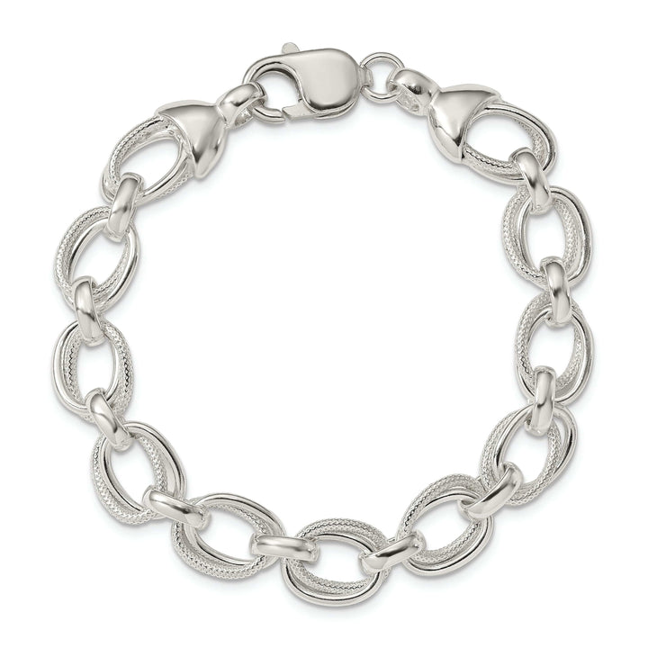 Lovely Rita's Bracelets Sterling Silver Fancy Link Bracelet