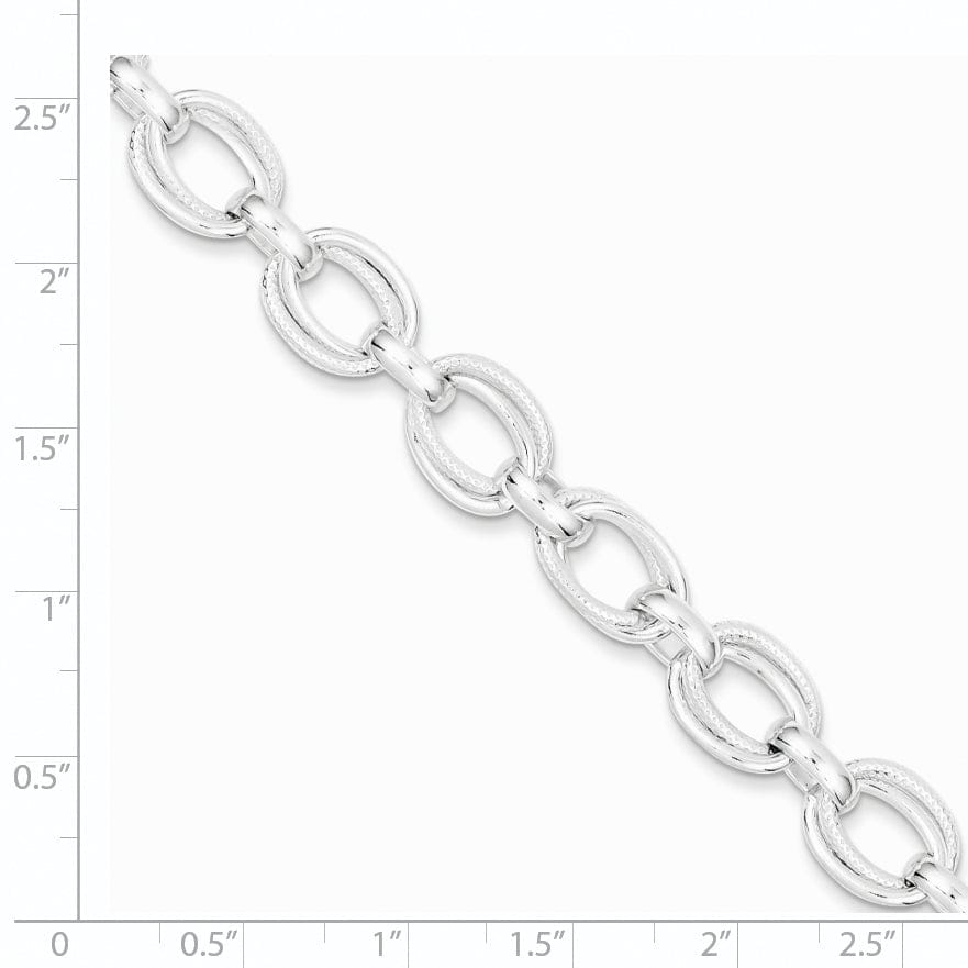 Lovely Rita's Bracelets Sterling Silver Fancy Link Bracelet