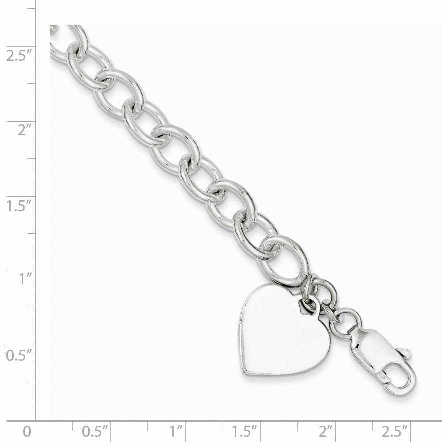 Lovely Rita's Bracelets Sterling Silver Fancy Link Bracelet